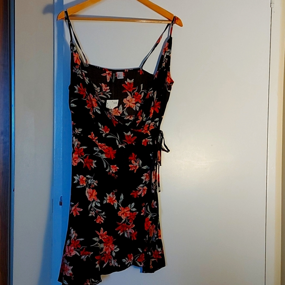 Wrapped summer dress